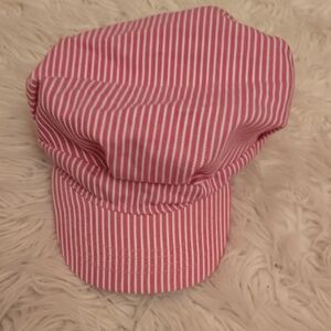 Pink Striped Conductor Cap